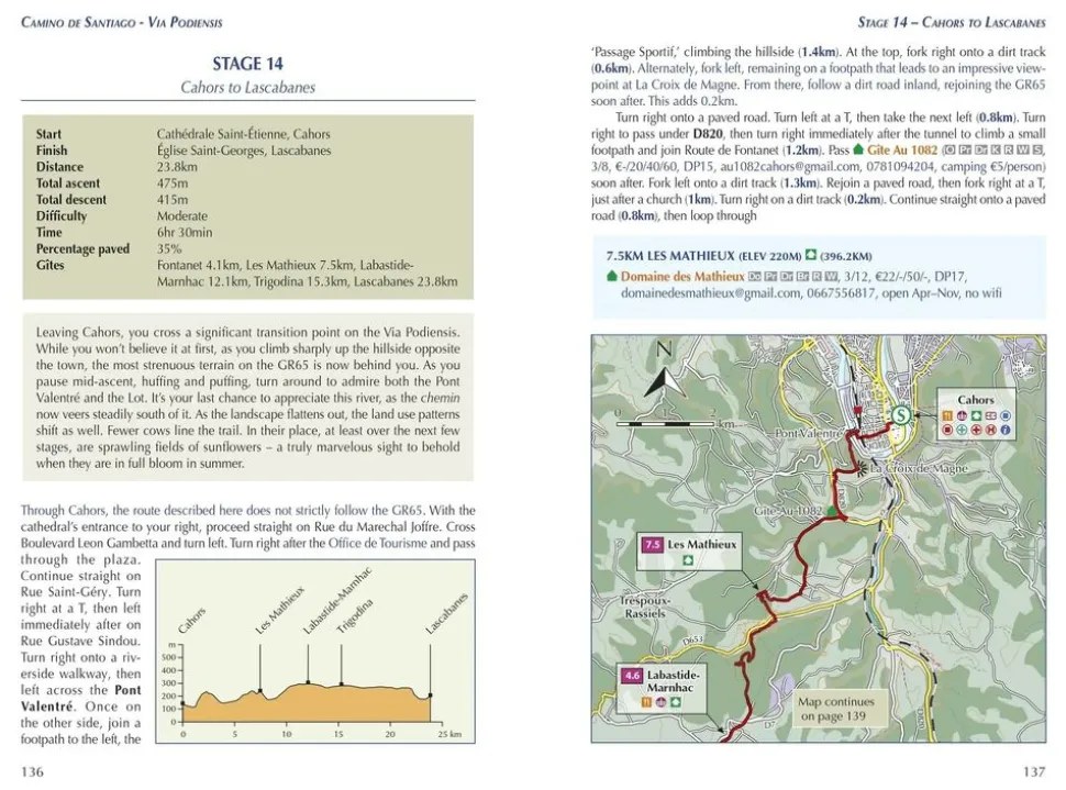 Cicerone Wandelgids Walking The Camino de Santiago -via Pod