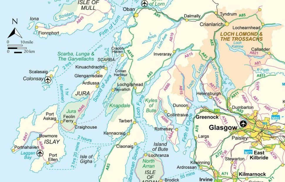 Cicerone Wandelgids Walking on Jura, Islay & Colonsay