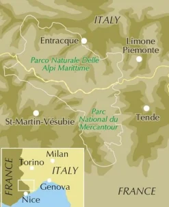 Cicerone Wandelgids Walking the Maritime Alps