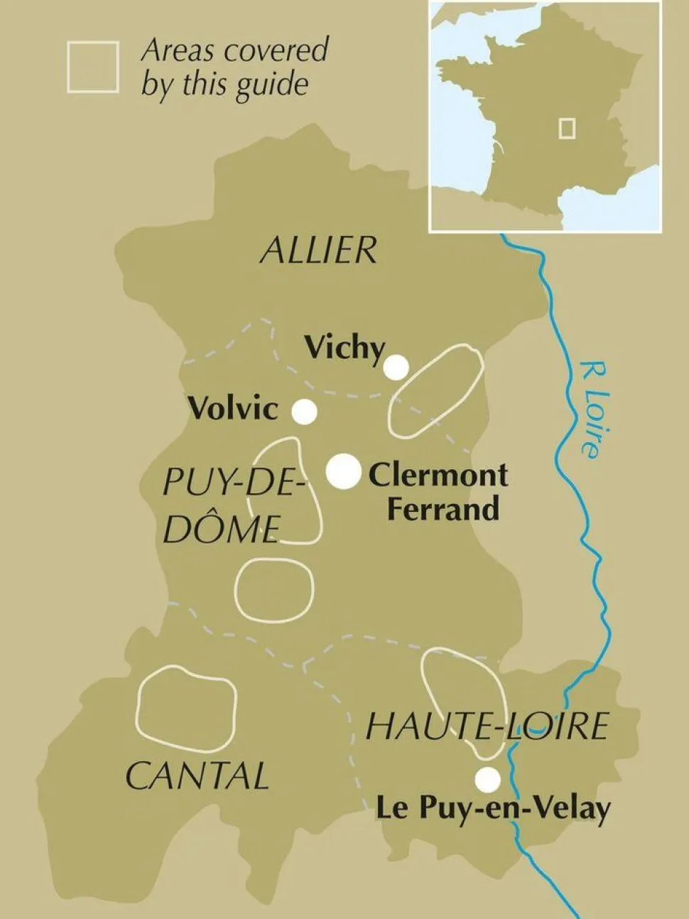 Cicerone Wandelgids Walking in the Auvergne