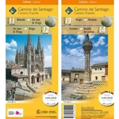 CNIG maps Spain 11-14 Camino Santiago wandelkaart 1:50.000