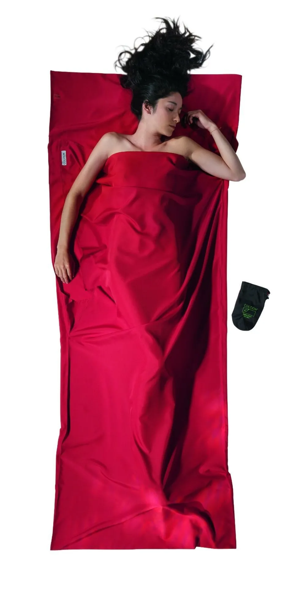 Cocoon Travelsheet Microfiber Cranberry lakenzak