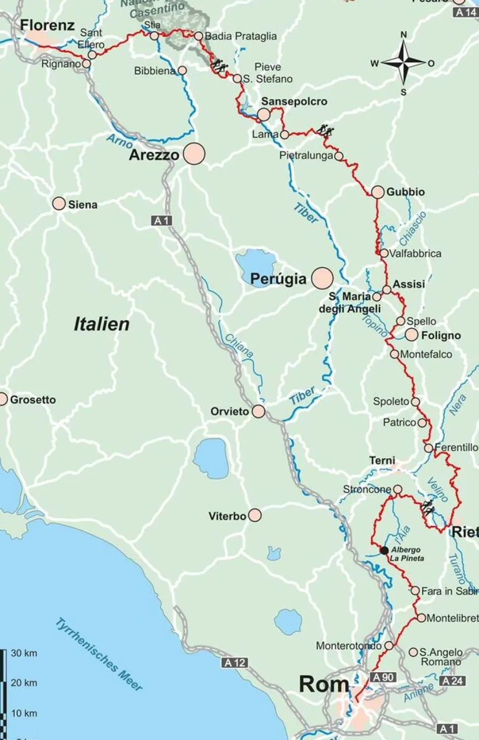 Conrad Stein Verlag Italien: Franziskusweg