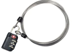 Eagle Creek TSA 3 Dial Lock & Cable Cijferslot met kabel