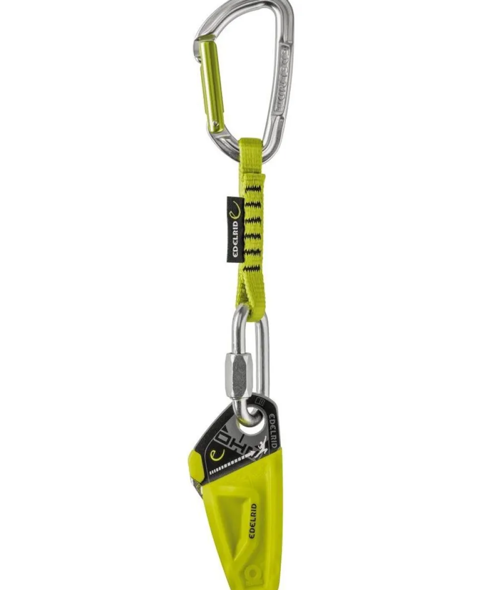 Edelrid Ohm - klimassistent bij zwaardere voorklimmer