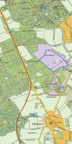 Falk Wandelfietskaart 12 Zuidoost-Drenthe