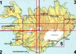 Ferdakort maps ijsland Wegenkaart 4 IJsland Zuidoost