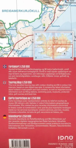 Ferdakort maps ijsland Wegenkaart 4 IJsland Zuidoost