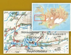 Ferdakort maps ijsland Wegenkaart S22 Snaefellsnes
