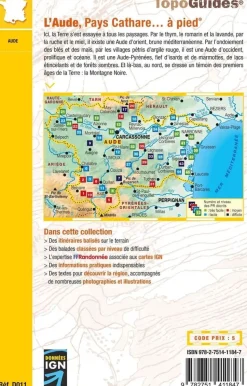 FF randonneee Wandelgids Aude Pays Cathare a pied
