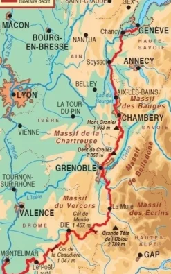 FF randonneee Wandelgids GR965 Sur les pas des Huguenots
