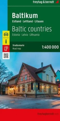 Freytag & Berndt Baltische Staten wegenkaart