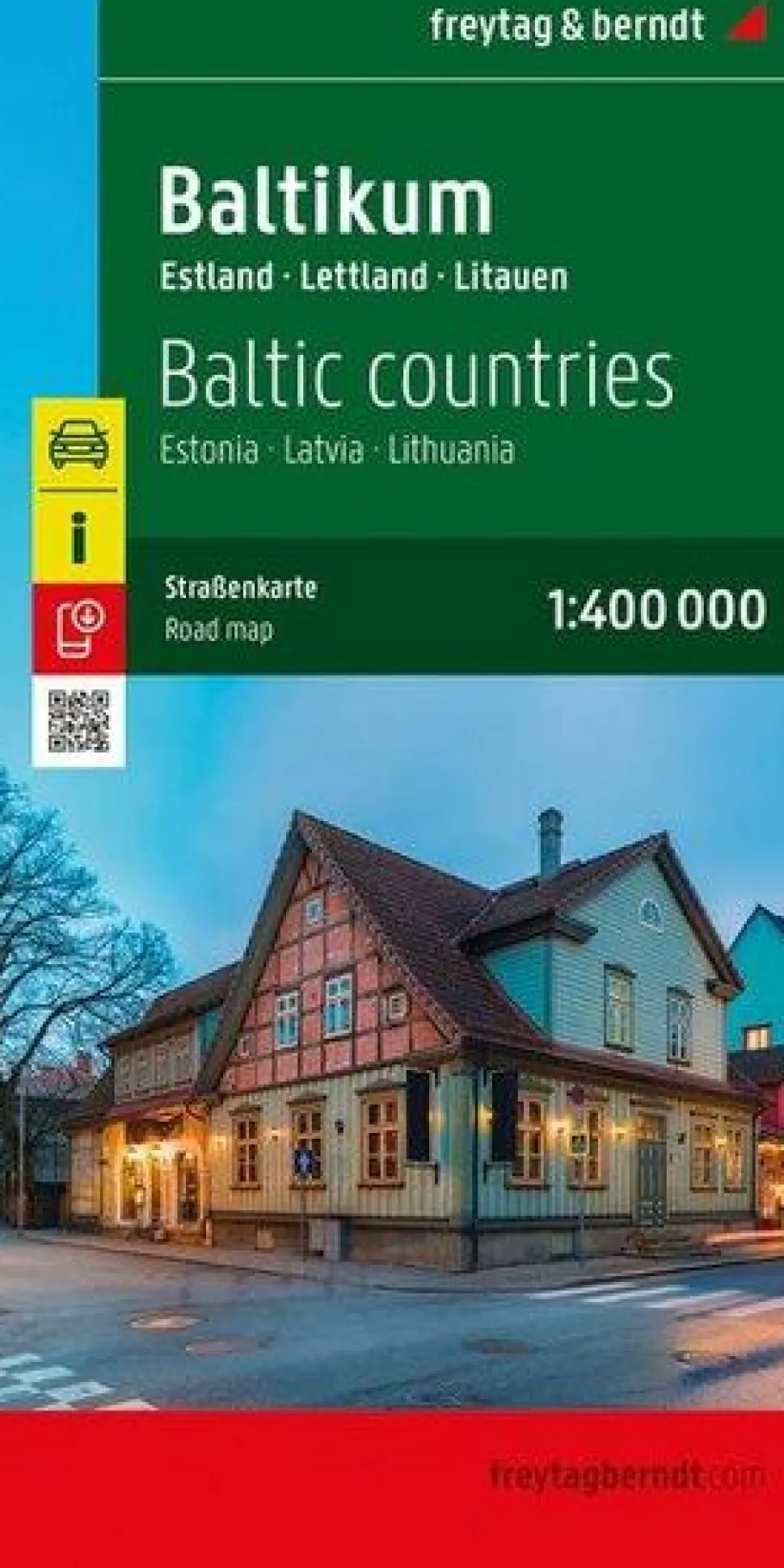 Freytag & Berndt Baltische Staten wegenkaart