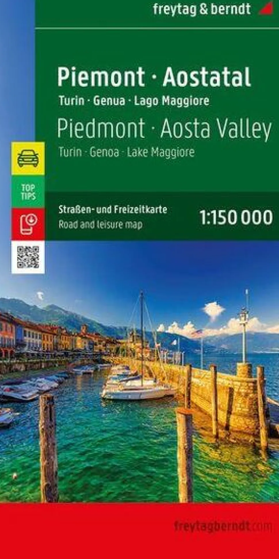 Freytag & Berndt Piemonte, Turijn, Aostadal wegenkaart