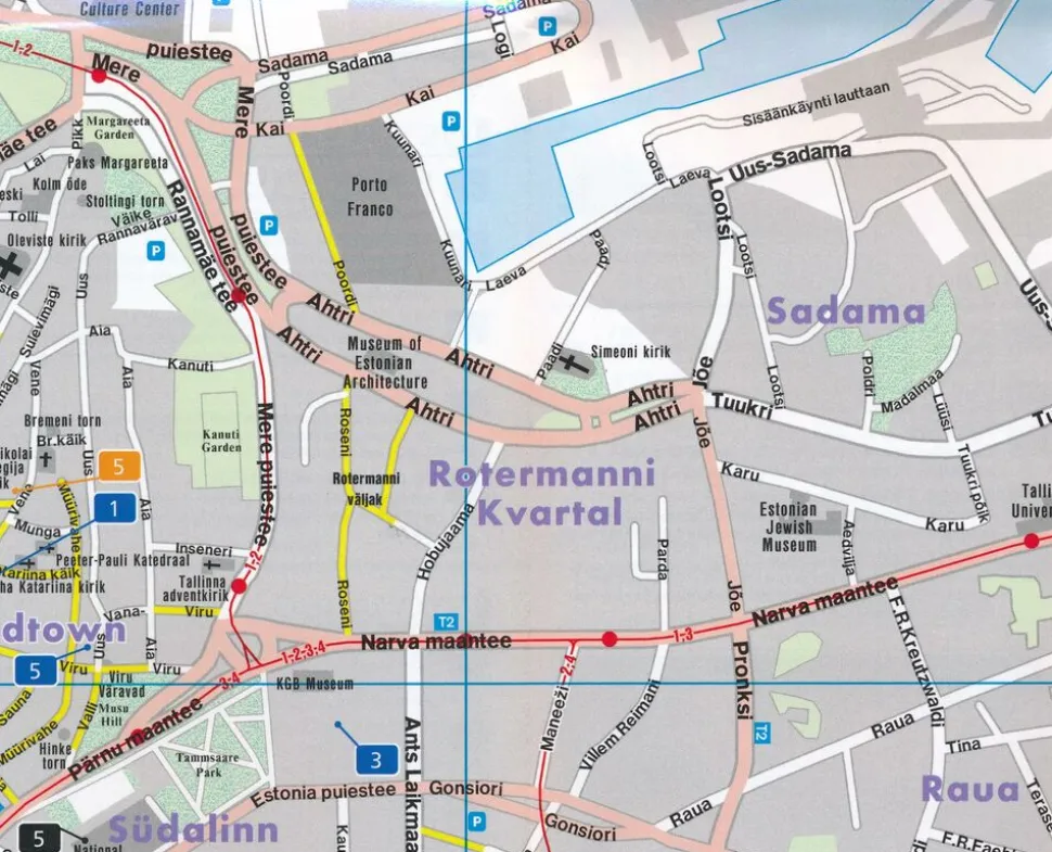 Freytag & Berndt Stadsplattegrond Tallinn City Pocket