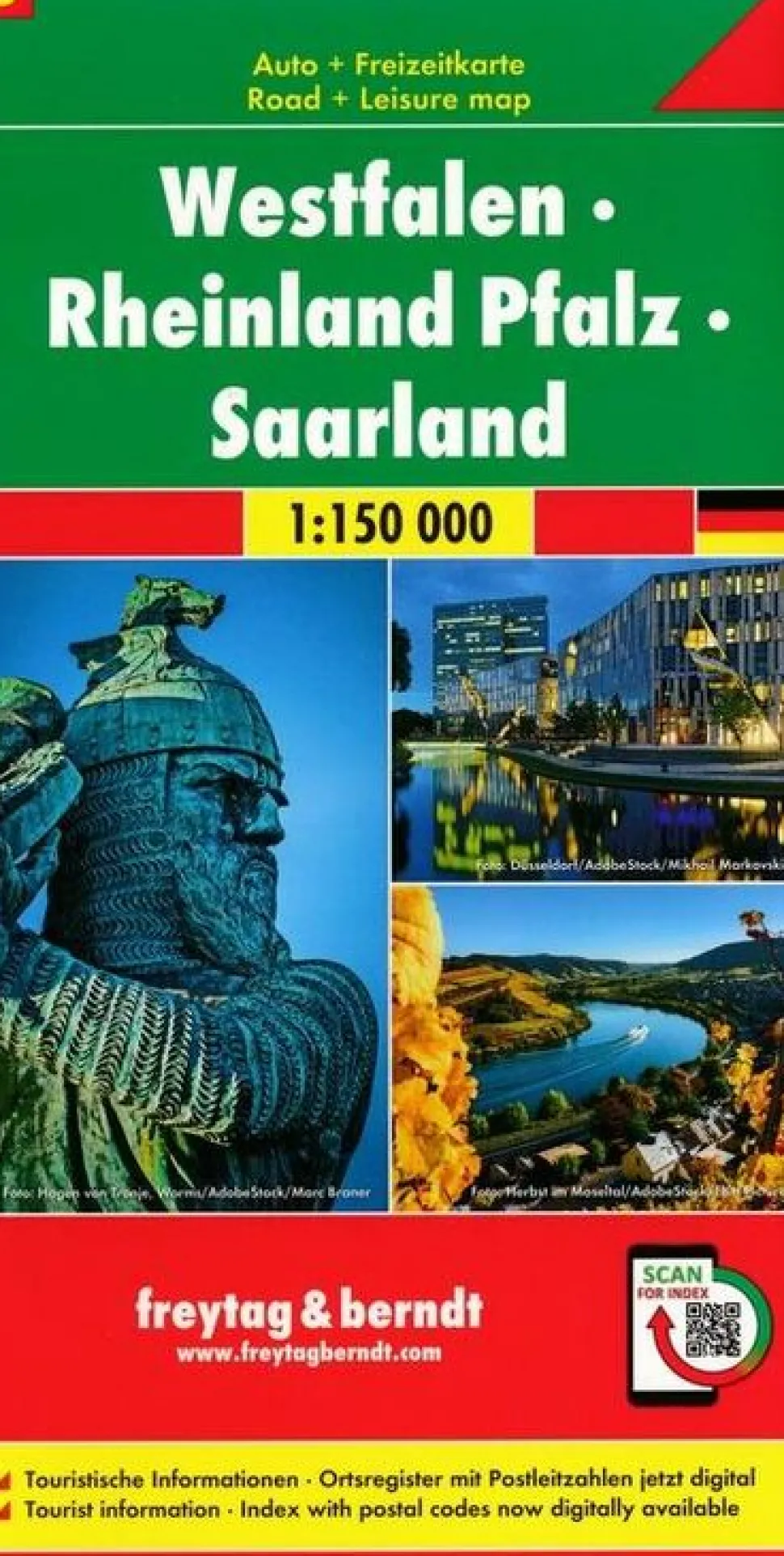 Freytag & Berndt Wegenkaart 06 Westfalen - Rheinland-Pfalz