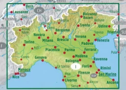 Freytag & Berndt Wegenkaart Italië Noord
