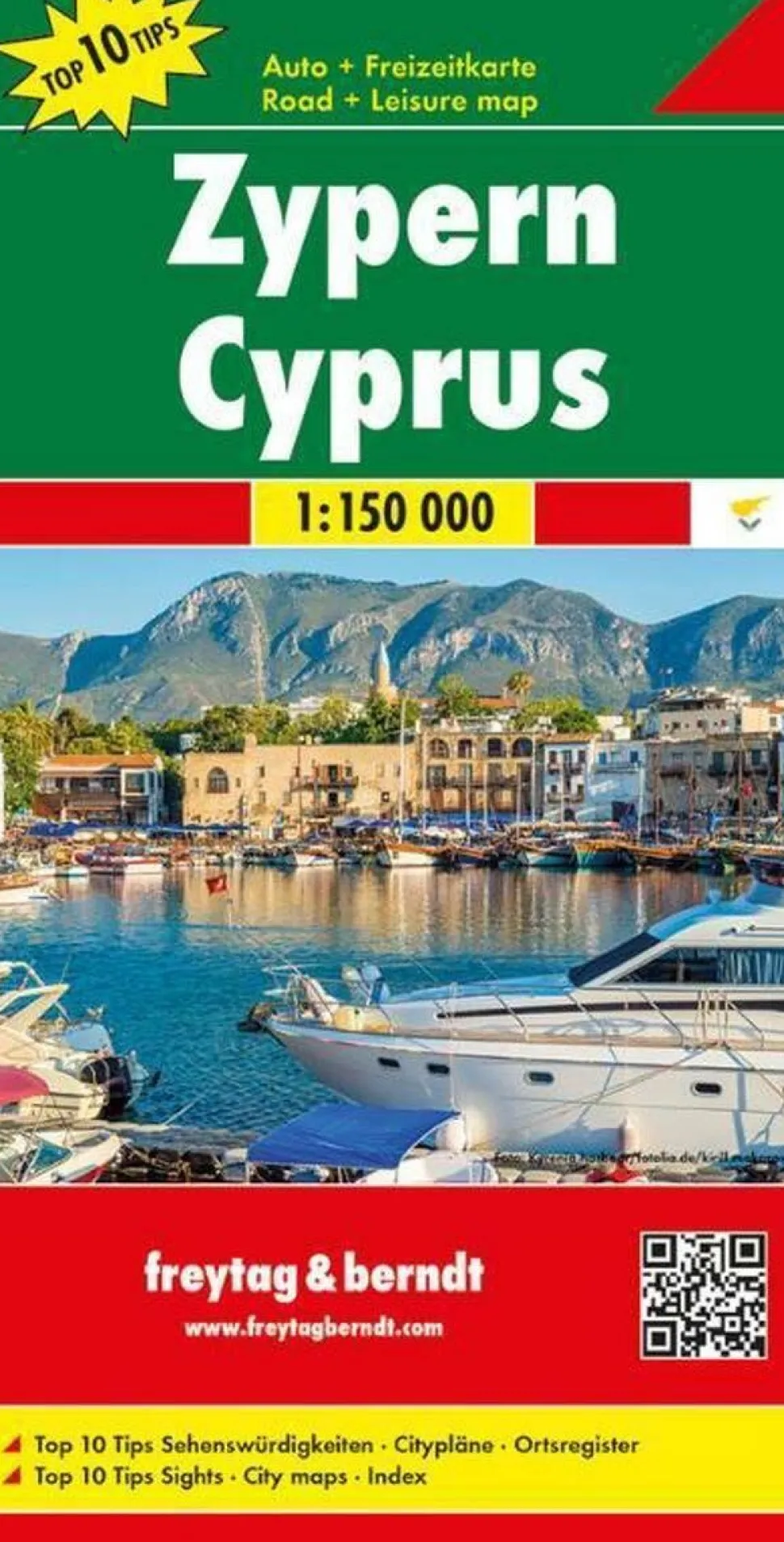 Freytag & Berndt Wegenkaart Cyprus