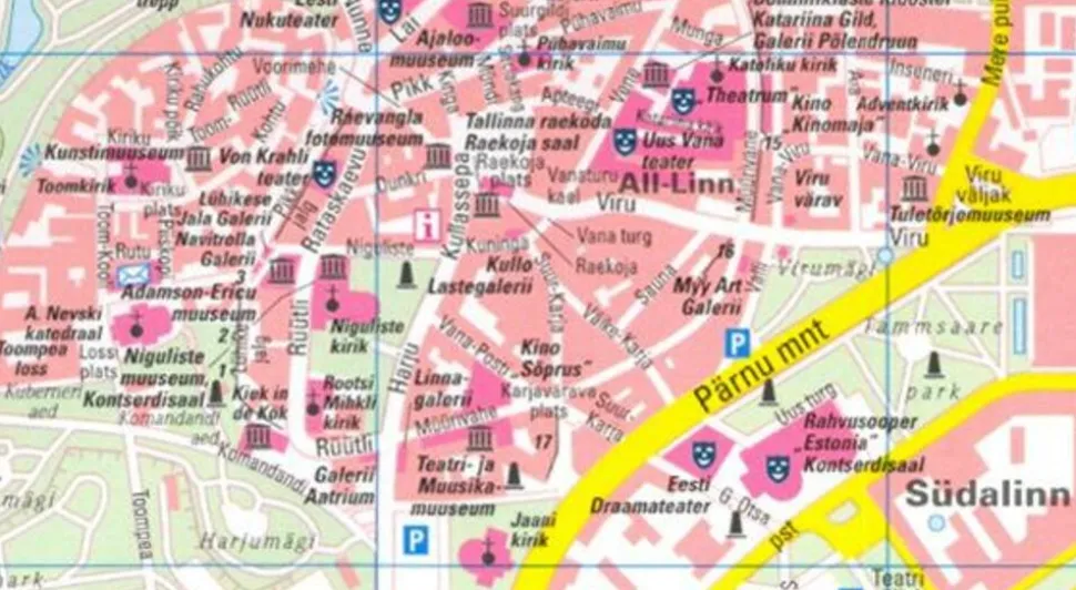 Freytag en Berndt Stadsplattegrond Tallinn