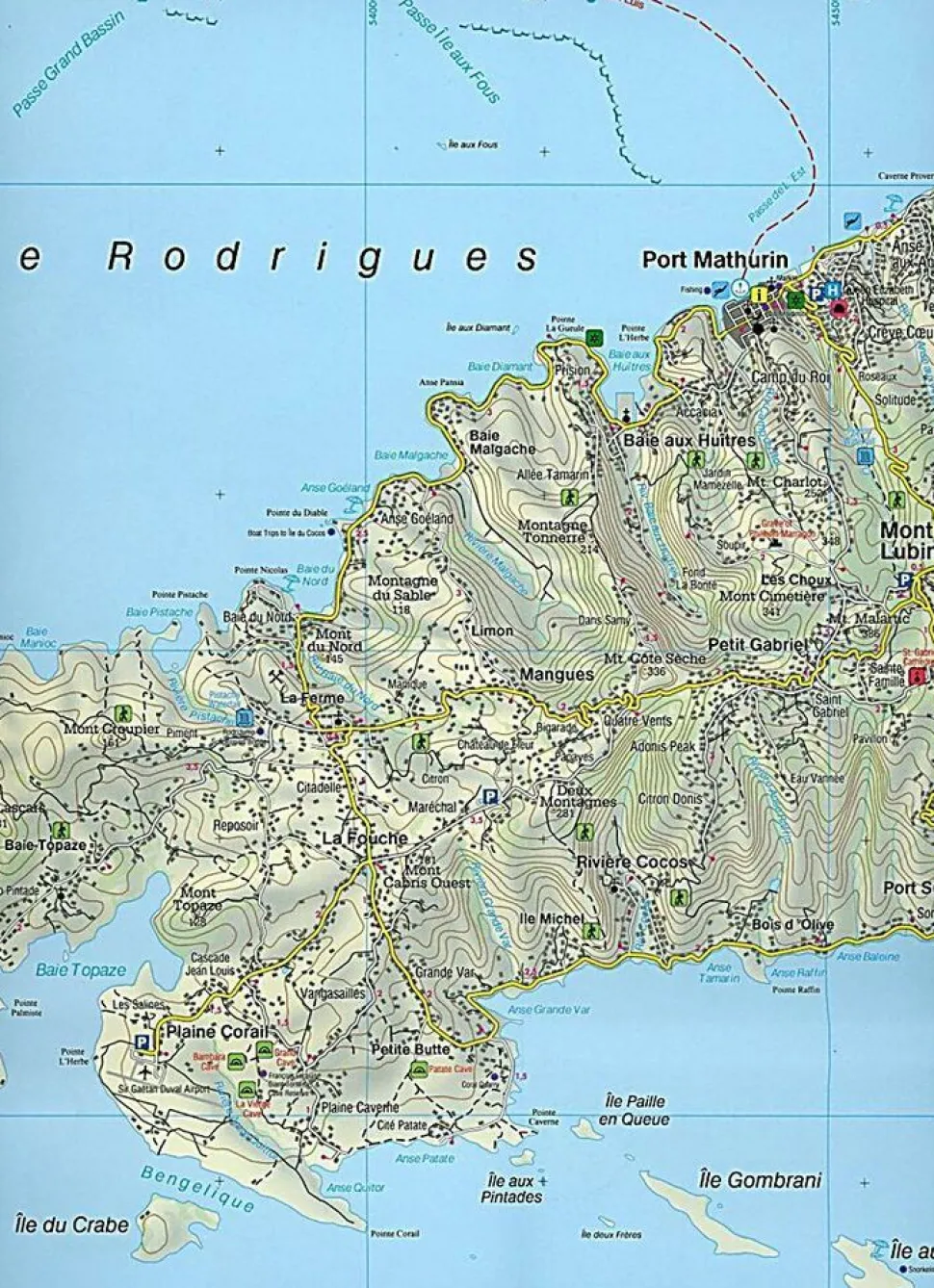 Freytag en Berndt Toeristische wegenkaart Mauritius