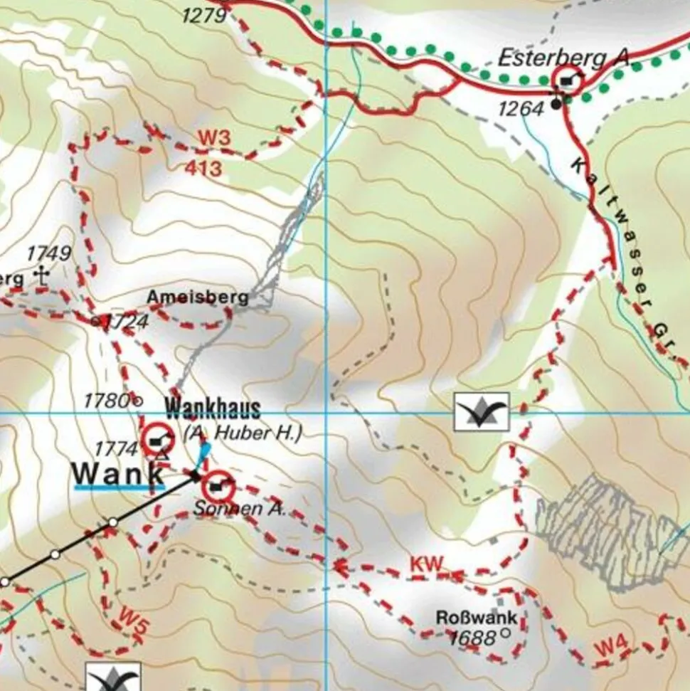 Freytag en Berndt Wandelkaart WKD4 Garmisch-Partenkirchen