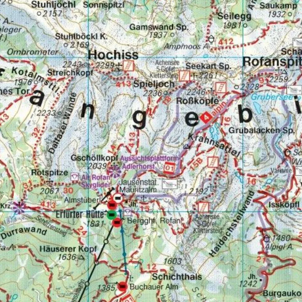 Freytag en Berndt Wandelkaart WK321 Achensee