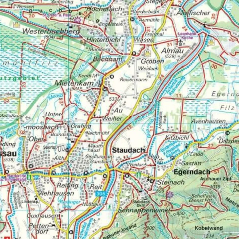 Freytag en Berndt Wandelkaart WKD9 Chiemsee