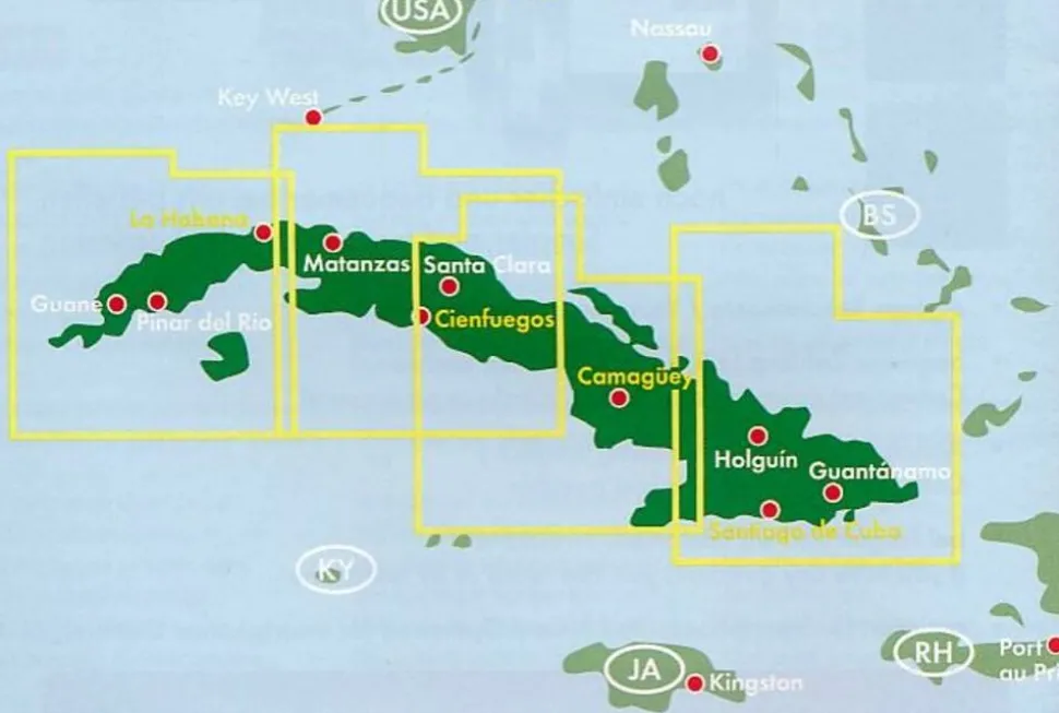 Freytag en Berndt Wegenkaart set Cuba West en - Oost