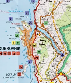 Freytag en Berndt Wegenkaart Dalmatische Kust 3 Brac Hvar