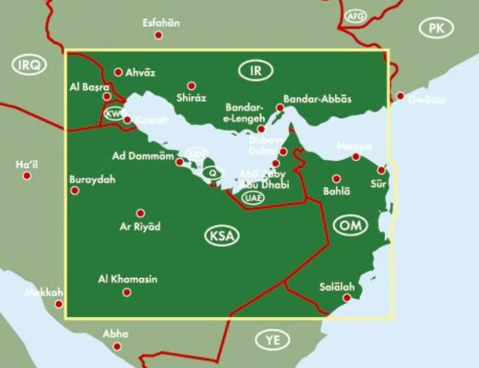 Freytag en Berndt Wegenkaart Verenigde Arabische Emiraten