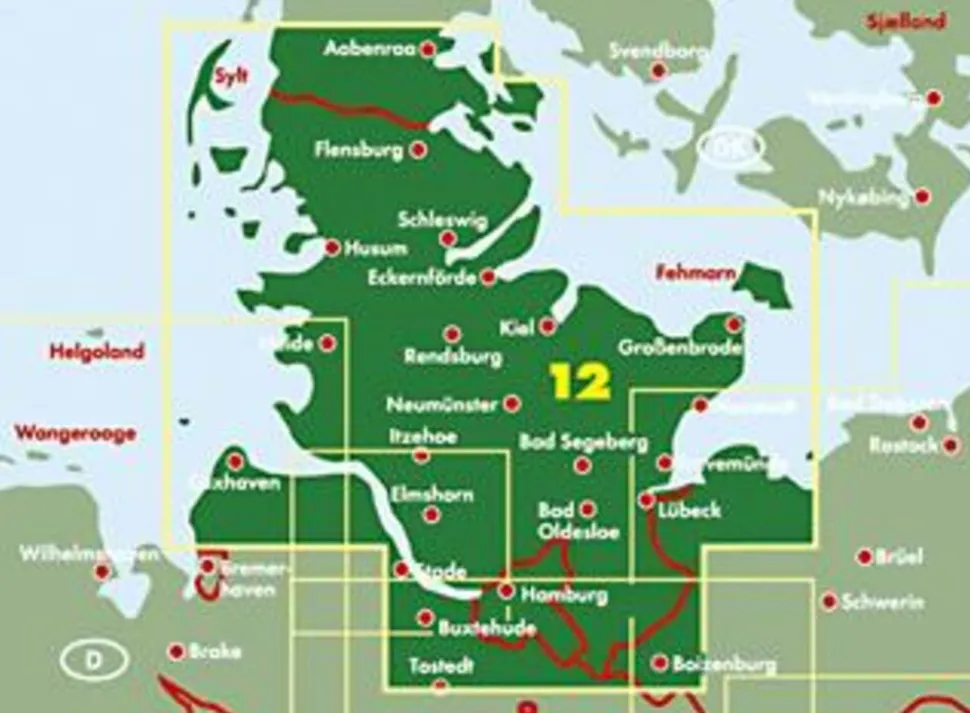 Freytag en Berndt Wegenkaart Schleswig-Holstein