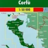 Freytag en Berndt Wegenkaart Corfu Korfoe 1:50.000