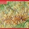 Georelief Maps Reliëf ansichtkaart Westerzgebirge