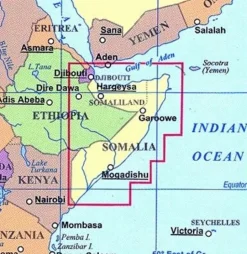 Gizi Map Wegenkaart Somalië