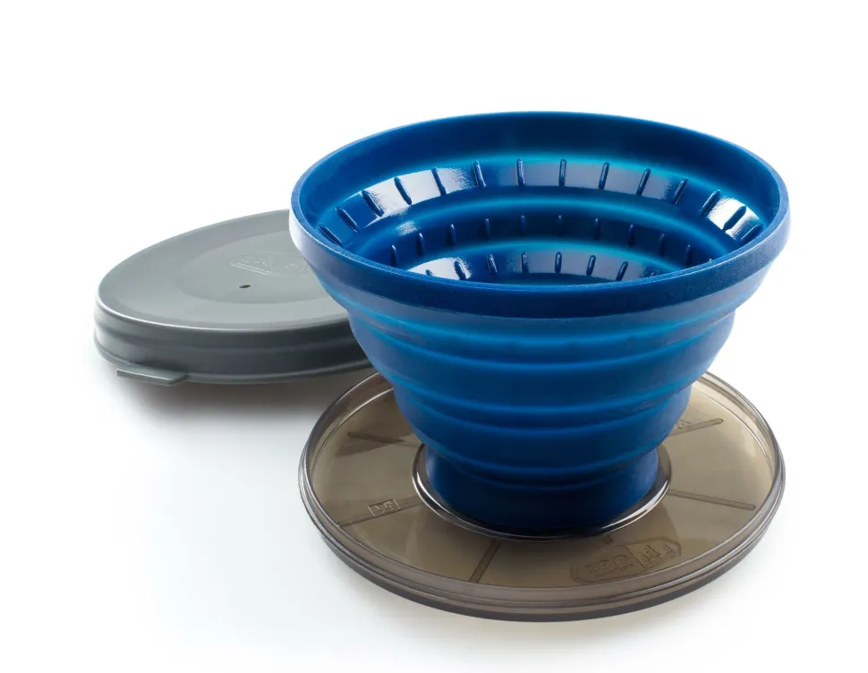 GSI Collapsible Java Drip blue inklapbaar koffiefilterhouder