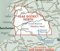 Harvey Maps Wandelkaart Ultramap XT40 Peak District Noord