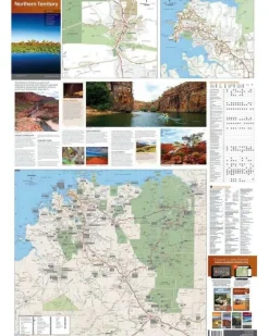 HEMA Maps Wegenkaart Northern Territory state 1:1,800.000