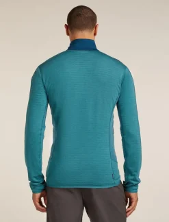 Icebreaker M Merino Blend 300 RealFleece Descender LS Zip