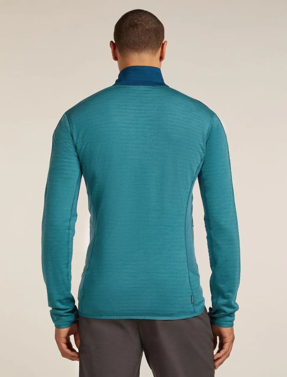 Icebreaker M Merino Blend 300 RealFleece Descender LS Zip