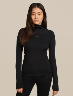 Icebreaker W 300 MerinoFine Polar LS Roll Neck