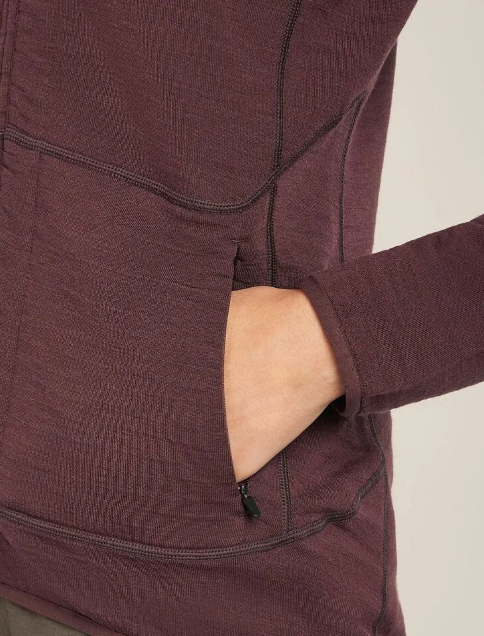 Icebreaker W Merino 400 RealFleece Descender LS Zip
