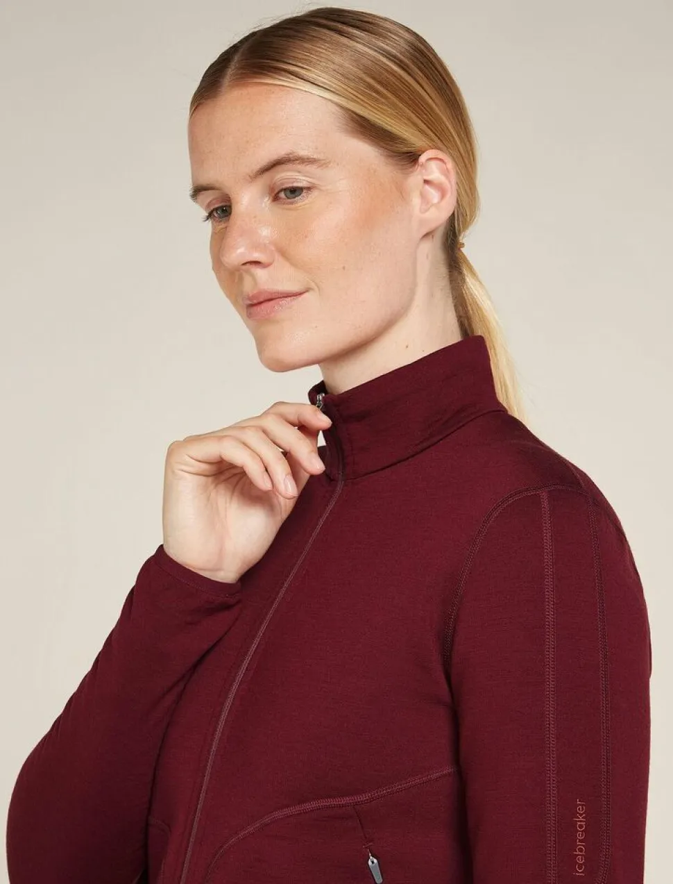 Icebreaker W Merino 560 Realfleece Element II LS Z