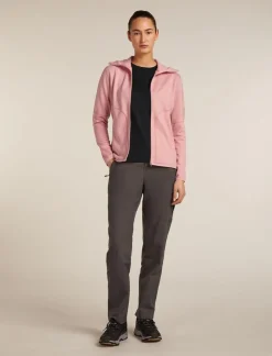 Icebreaker W Merino 560 RealFleece Elemental LS Zip Hood