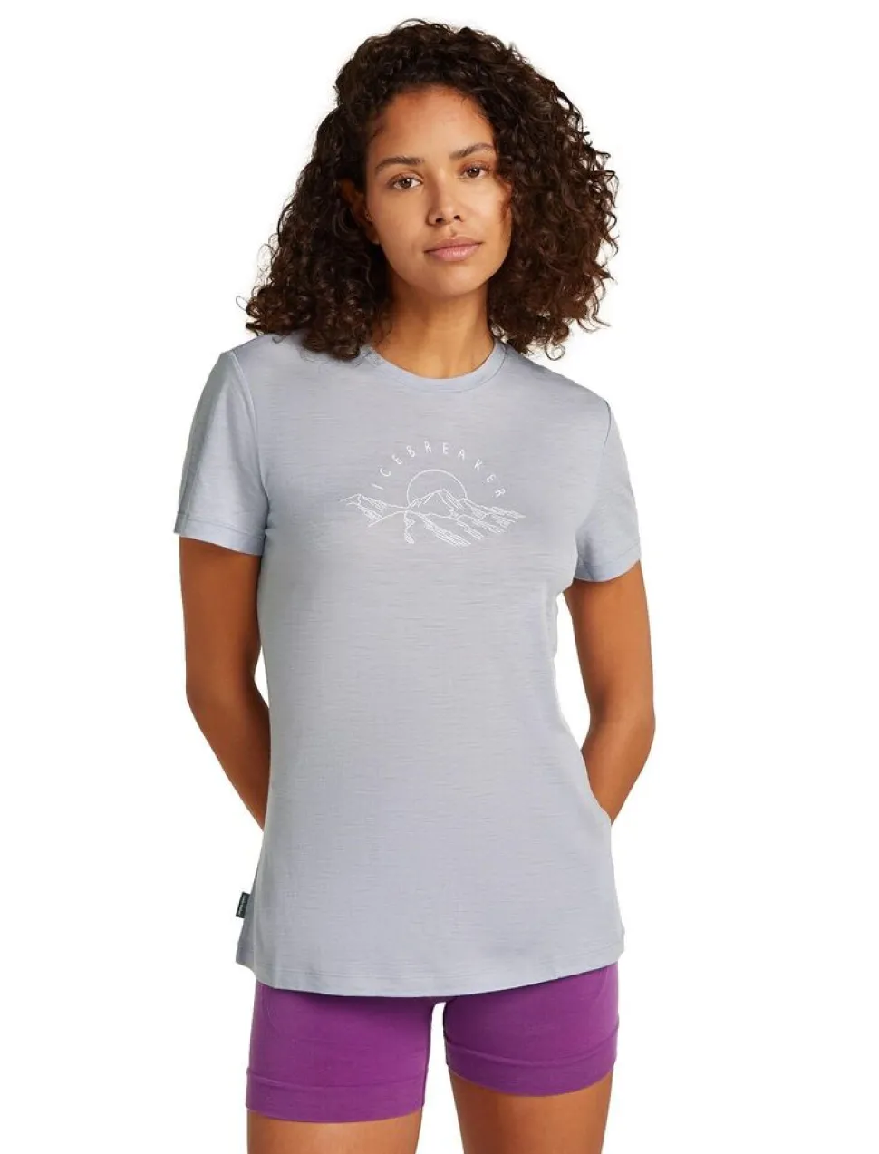 Icebreaker W Merino 150 Tech Lite ss Tee Sunrise Summit