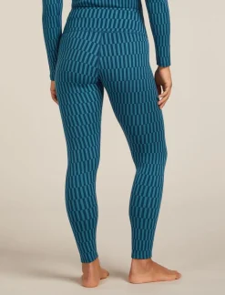 Icebreaker W Merino 260 Tech Vertex High Rise Leggings Snow G