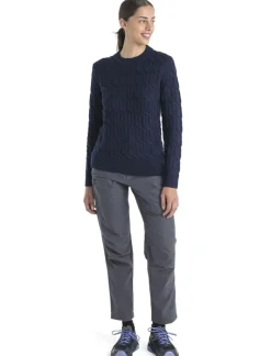 Icebreaker W Merino cable crew sweater