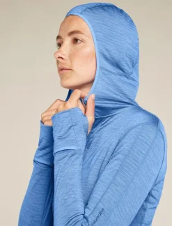 Icebreaker W Merino Realfleece Descender LS Zip Hoodie