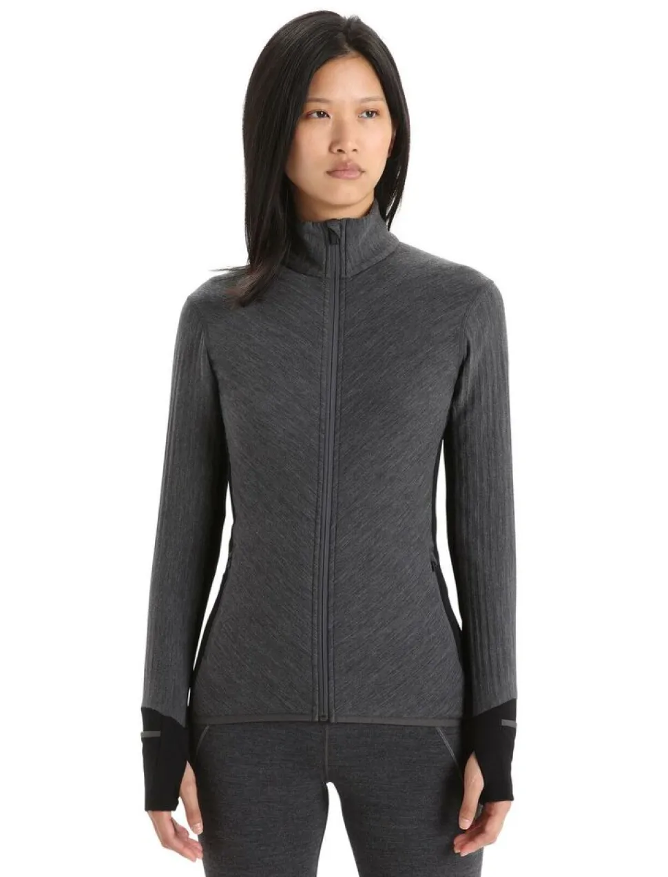 Icebreaker wmns descender LS zip