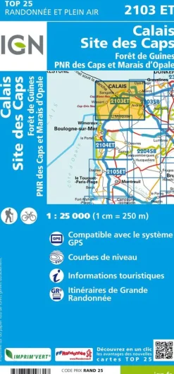 IGN 2103ET Calais Site des Caps