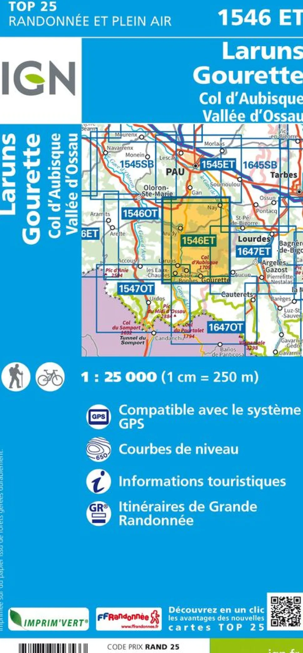 IGN 1546ET Laruns Gourette